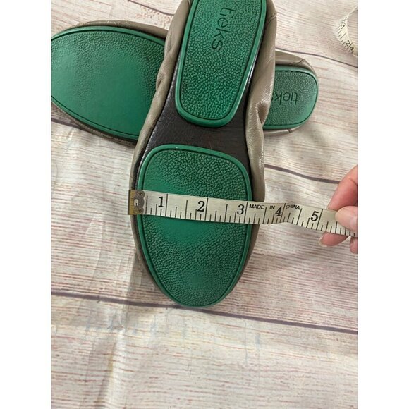 Teiks Women's Taupe Casual Classic Ballet Flats - 7 - Picture 9 of 9